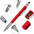 multi cleaning pen 7 in1 Multifunction Ballpoint Pen with Modern Handheld Tool Measure Technical Ruler Screwdriver Touch Screen Stylus Spirit LevelTool Sets. 