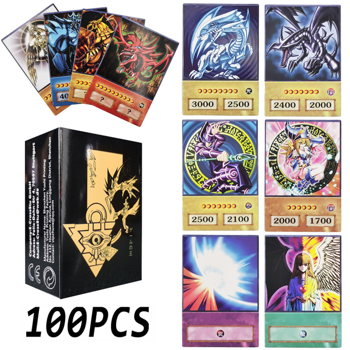 Dream Sailing Store Yu-Gi-Oh DIY Card Duel Monsters Chapter Blue Eyes  White Dragon Dark Master 100 Foreign Trade Selling | Daraz.lk
