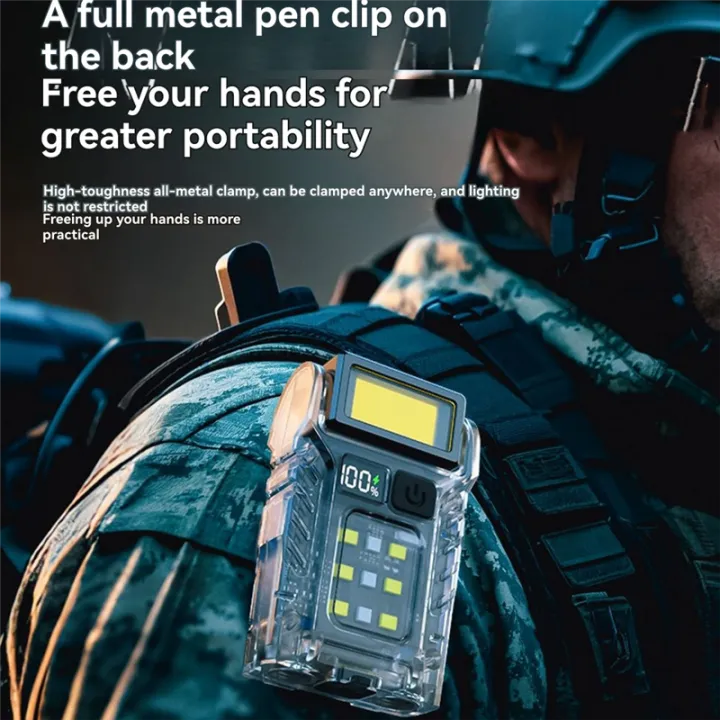 Flashlight%20Portable%20Mini%20LED%20Flashlight%20USB%20Rechargeable%20Battery%20Display%20Magnetic%20Working%20Light%20Fishing%20Torch%20-%20Image%202