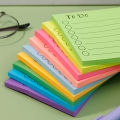 50Sheets/Book Memo Pads Portable Removable Record Candy Color Sticky Papers Memo Bookmark Self-stick Notes For Work. 