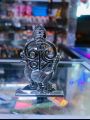 Silver Finish Lord Murugan Vel with Peacock | Divine Table Decor for Pooja & Gift. 