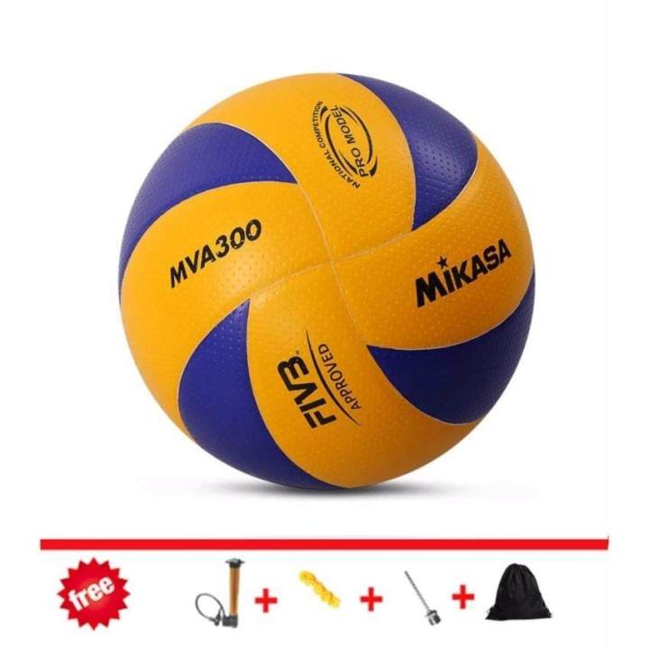 Original%20Mikasa%20MVA300%20Size%205%20Volleyball%20Ball%20Match%20Training%20Soft%20PU%20Volleyball%20Outdoor%20and%20Indoor%20Volleyball/FREEE%20Inflator%20-%20Image%206