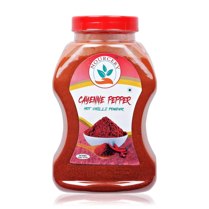 Nourcery Cayenne Pepper Powder, 400 Gram (Hot Chilli Powder) FROM INDIA (SAM)