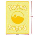pokemon cards golden Pokemon 183200 High Hp Charizard Pikachu Mewtwo Arceus Gold English French Spanish Metal Cards Vmax Mega GX Collection CardsParty Games Crafts. 