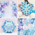 Elsa and Anna Princess Snow Castle Theme Baby Girl Birthday Party Decorations Kids Girl Party Supplies Decoration Tableware Set. 