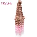 30Inch Freetress Deep Twist Crochet Hair Ombre Afro Curls Synthetic Crochet Hair Long Curly Crochet Braiding Hair American. 