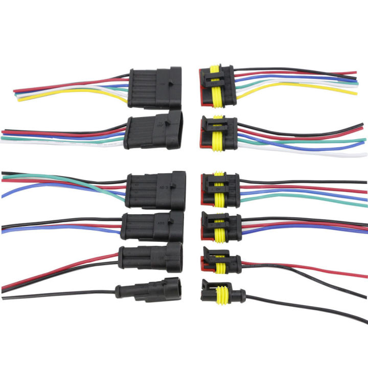 1%20sets%20AMP%201P%202P%203P%204P%205P%206P%20Waterproof%20Electrical%20Auto%20Connector%20Male%20Female%20Plug%20with%20Wire%20Cable%20harness%20for%20Car%20Motorcycle%20-%20Image%202