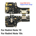 USB Charging Port Board Flex Cable Connector For Xiaomi Poco X3 M4 Pro M3 Redmi Note 7 8 8T 9S 9 10 10s 11 Pro 4G 5G Microphone. 