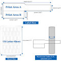 750Pcs Cable Label Sticker Waterproof Wire Network Electrical Cable Labels Cord Tag Marker Print Stickers Organizer. 