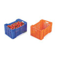 Multicolor Crate Perforated All Sides With Handle  Plastic Crate 54x36x30 Cm | Basket for Large Storage Bin | Vegetable | Fruit | Fish | | Nisaco Mall. 