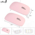 Monja 6W Nail Art Dryer Led Uv Lamp Portable Micro Nail Art Uv Gel Varnish Curing Machine For Home Use Usb Charging Manicure Tool. 