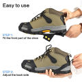 Sport Shoes Cover For Women Men Boots Cover 10-Stud Snow Ice Claw Climbing Anti Slip Spikes Grips Crampon Cleats. 