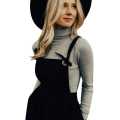 New Buckle Pinafore Frock – Sleeveless, Square Neck, Trendy Casual Dress. 
