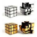 Mirror Cube 3x3x3 (Silver / Gold)  Magic Cube Smooth  Brain Teaser  Rubik Puzzle. 