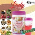 Lady White Collagen LWG Skin Whiittening and Anti-Aging Supplement Jamu Jelita 400g. 
