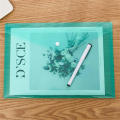 Plastic Filing Products Snap Closure File Folder Lightweight Expanding Wallet Portable File Folder A4 Size Storage Bag. 