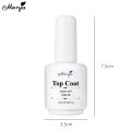 Monja 15Ml Nail Art Uv Gel Base Varnish Top Coat Led Lamp Light Cure Drying Soak Off Reinforce Salon Home Diy Manicure Design Tools Devices White Bottle. 