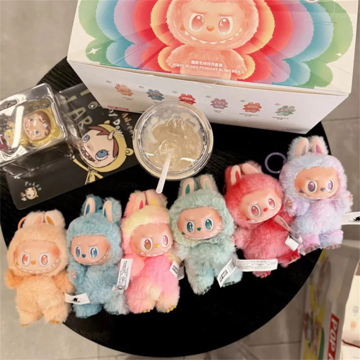 Original POP MART LABUBU V3 Macaron Vinyl Character Blind Box (Key Chain/Plush Toy) - Plush Figure