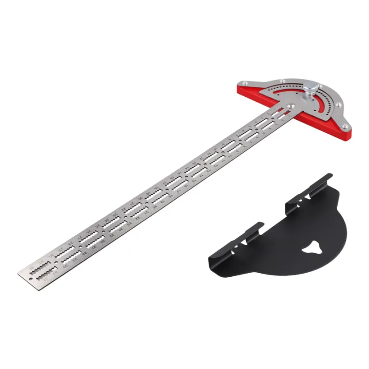 Woodworkers Ruler Protractor Angle Finder Design Ruler 32cm | Daraz.lk