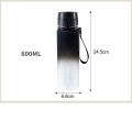 Fitness Travel Outdoor Large Capacity Leakproof GIANXI Portable Cup Gradient Plastic Water Bottle Sports Jug Drinking Utensils. 