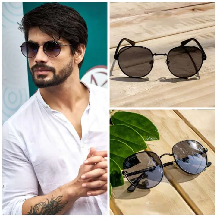 Classic Gothic Steampunk Sunglasses Luxury Brand Designer High Quality Men and Women Retro Round Metal Frame Sunglasses