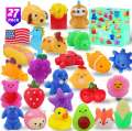 VNAMO Toys, 27-Pack Squishies Party Favors Boys Girls Kids, Mochi Mini Kawaii Squishy Fidget Stress Reliever Anxiety Toys Set, Classroom Prize Bulk Gifts for Christmas Treat Goody Bags. 