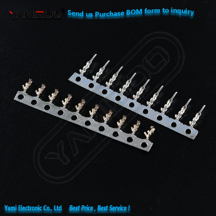 100pcs 1.25 Male And Female Terminals Reed Spring Pin Compression Piece ...