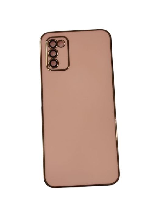 Samsung%20Galaxy%20A03S%20&%20M02S%20Gold%20Line%20Design%20High%20Quality%20Silicone%20Back%20Cover%20-%20Image%202