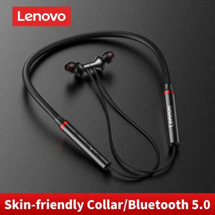 Lenovo HE05X ii thinkplus magnetic Bluetooth Neckband Earphones Headphone earbuds sport headset with mic Bluetooth 5.0