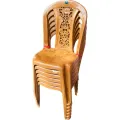 Plastic chair 6 pcs set nippon armless quality furniture bulk pack dining chair veranda chair hotel chair. 