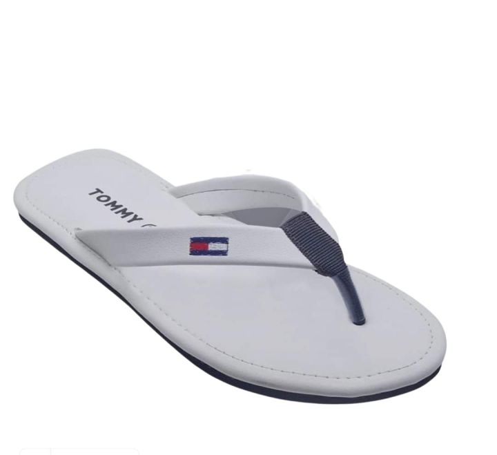 Men's Flip Flop High Quality Slippers Latest Collection - White