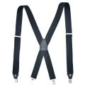 Men Suspenders High Elastic Adjustable 4 Strong Clips Suspender Heavy Duty X Back Trousers Braces Pants Holder Wedding Wear. 