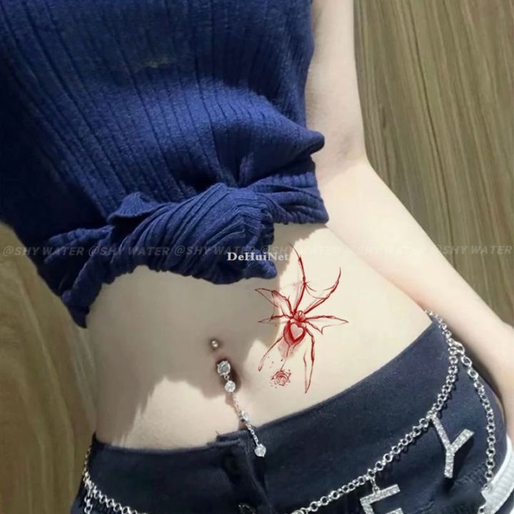 DeHuiNet%20Spider%20Temporary%20Tattoo%20Stickers%20Butterfly%20Rose%20Flower%20Tatoo%20Y2K%20Cute%20Tatto%20Art%20Tattoos%20for%20Women%20Tattoo%20Sticker%20-%20Image%205