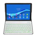 (New) DY-M10P For Lenovo Smart Tab M10 HPD Plus TB-X606F 10.3 inch 2 in 1 Removable Magnetic ABS Bluetooth Keyboard + Protective Leather Tablet Case with Stand & Sleep / Wake-up & Pen Holder(Black). 