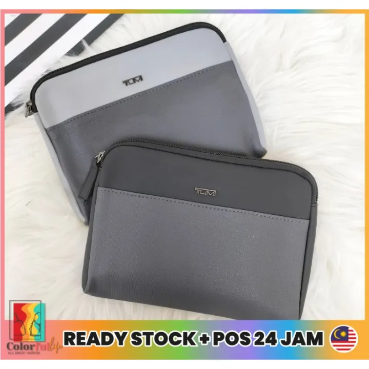 TUMI Delta Airlines Travel Pouch Organizer Cosmetics Make Up Wash Bag TOILETRY Hadiah Beg