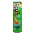 Pringles Potato Chips, Sour Cream and Onion, 165g. 