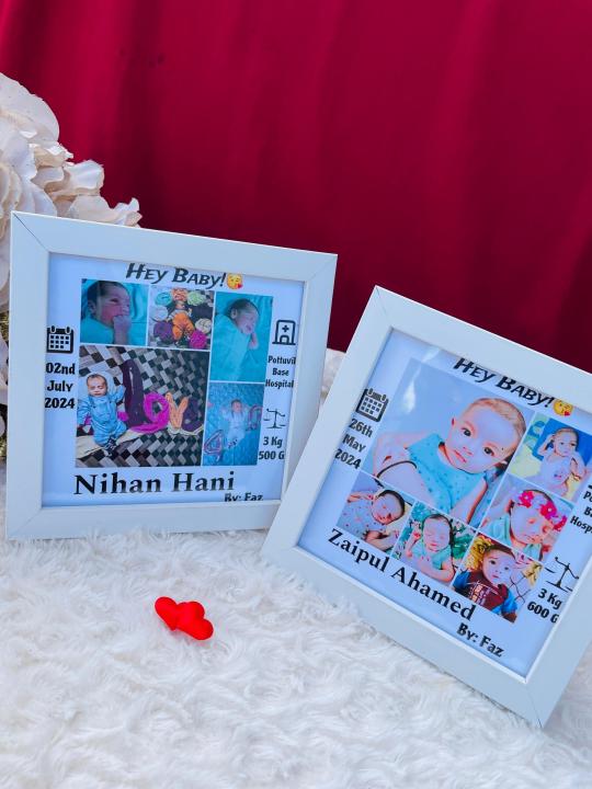 Fun Text Photo Frame Customize glass photo frames with picture & text | Daraz.lk