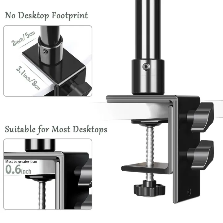 SH%20C-clamp%20Light%20Tripod%20Desktop%20Light%20Stand%20With%201/4%20Ball%20Head%20Adjustable%20Tabletop%20Bracket%20Stand%20For%20Camera,%20Ring%20Light%20-%20Image%205