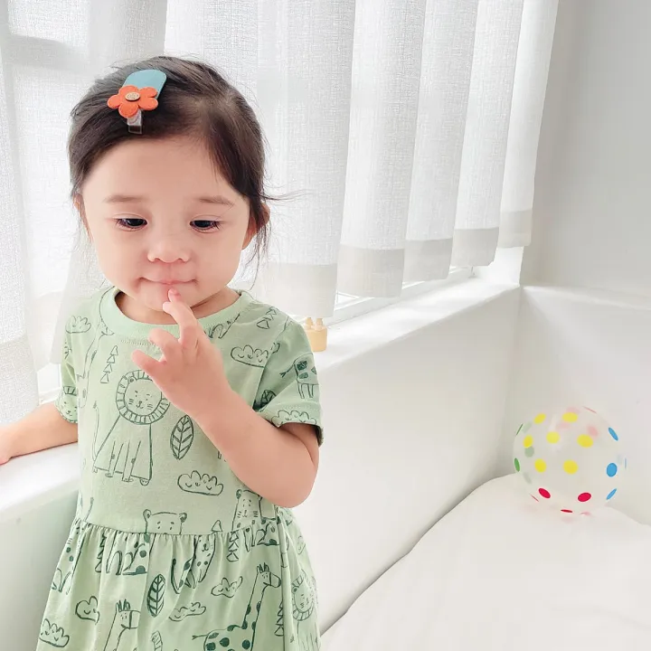 Cute%20Animal%20Summer%20Baby%20Dress%20Holiday%20Short%20Sleeve%20Kids%20Girls%20Clothing%20Casual%20-%20Image%204