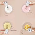 New Electric Hand Mixer, Wireless Whisk 5-Speed Portable Kitchen Blender Egg Whisk, with 2 Beaters for Cake, Baking & Cooking. 