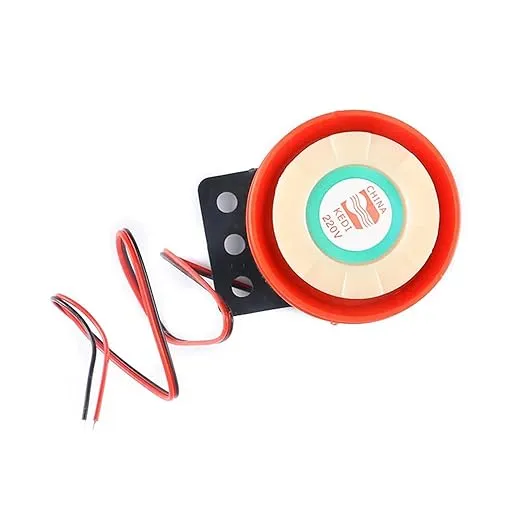 AC Piezo Electronic Buzzer Alarm Siren Security Horn 220V Electronic Buzzer Alarm Siren Security Horn 120 dB Alarm Siren