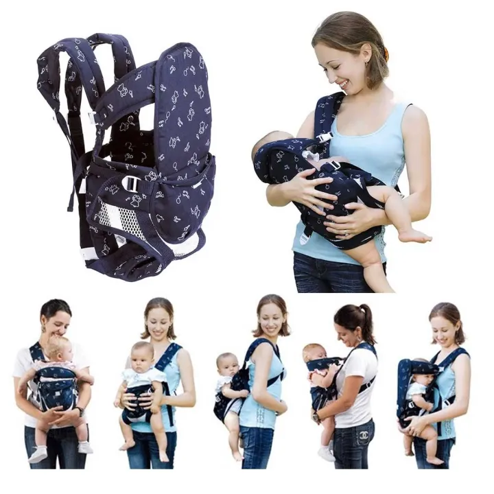 Baby Discovery 6 Way Baby Carrier 0-30 Months Breathable Front Facing 6 in 1 Infant Comfortable Sling Backpack Pouch Wrap Baby | ISTYLEZ | KU5333 |