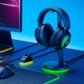 Razer Base Station V2 Chroma Headset Stand Chroma RGB Headset Holder with 2 USB3.1 Ports Support 7.1 Surround Sound. 