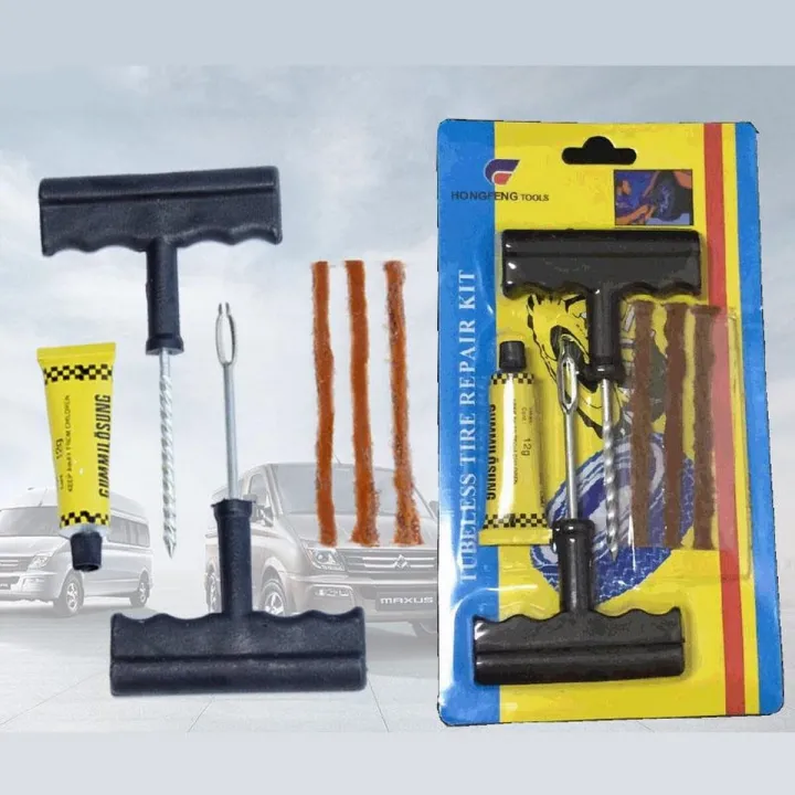 6Pcs%20Car%20Auto%20Tubeless%20Tyre%20Tyre%20Puncture%20Plug%20Repair%20Kit%20Tool%20Scooter%20-%20Image%202