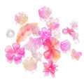 St. kunkka 30g Acrylic Jelly Mixed Beads ABS Irregular Perforated Hole Mixed Beads For DIY Bracelets Necklaces Jewelry Jewelry Accessories Making. 