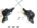 Bicycle Gear Shifter Tigger Set 7 8 9 Speed SAIGUAN Brand for MTB, Road and Racing Bicycles. 