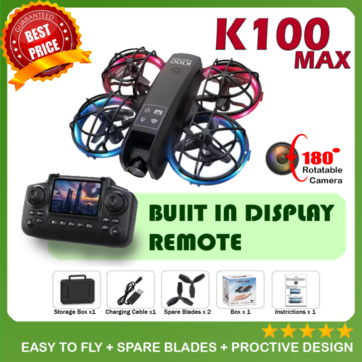 K100%20MAX%20Drone%20HD%20Camera%20Real-Time%20Video%20Transmission%20Screen%20Control%20Obstacle%20Avoidance%20Rc%20Quadcopter%20-%20Image%202