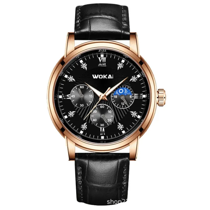 New%20High-End%20wokai%20Watch%20Business%20Wristwatch%20Quartz%20Sports%20Watch%20Leather%20Strap%20Men's%20Watch%2045%20to%2050%20Years%20Old%20-%20Image%202