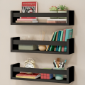 Book Shelves, Floating Bookshelves, Book Shelf Wall, Wall Bookshelf Kids, Baby Book Shelf Organizer for Kids (Black). 