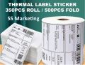 100*150 direct thermal labels 350/500 Labels. 